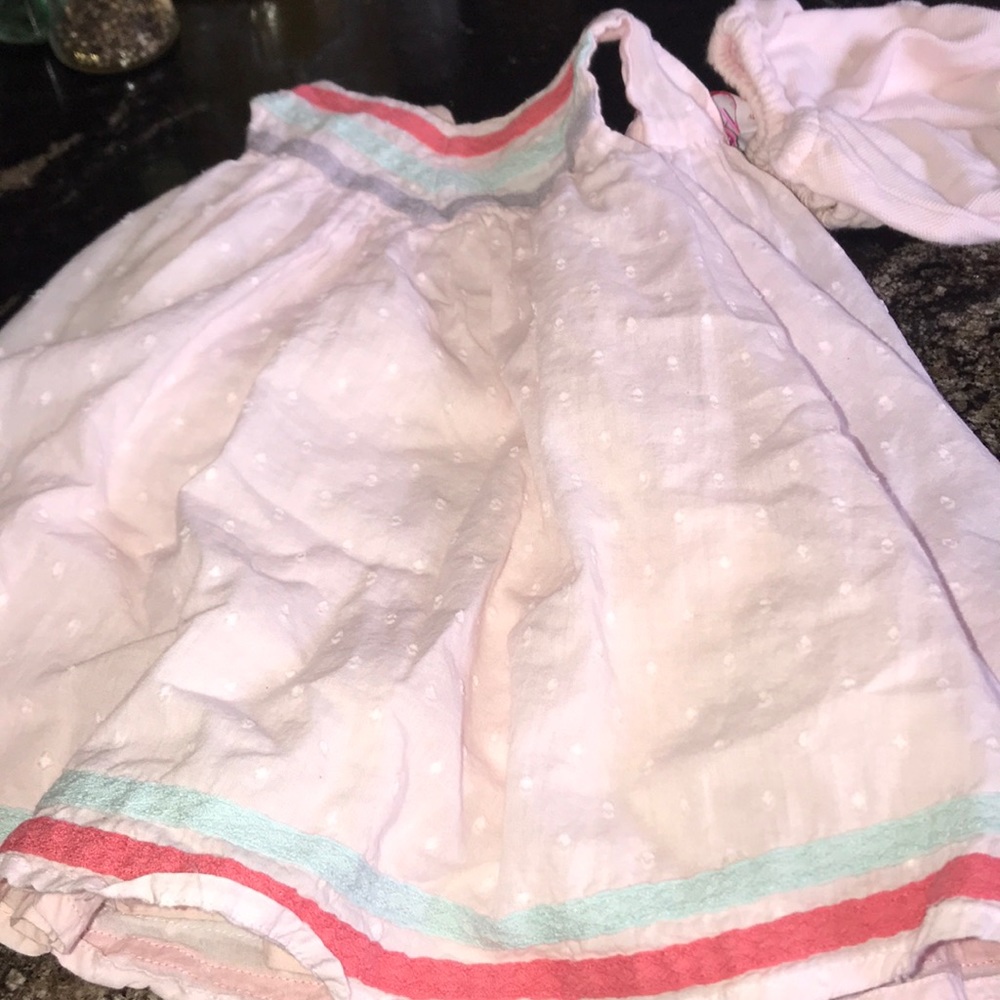 Tommy Bahama Baby Size 6 m dress w/ diaper cover